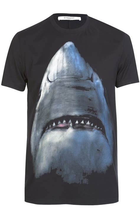 givenchy shark tee sale|Shark printed t.